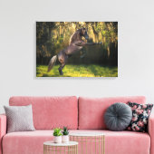 Fantasy Horses: Warrior Prince Canvas Afdruk (Insitu (Woonkamer))
