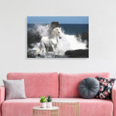 Fantasy Horses: Zuidelijke Zeeen Canvas Afdruk (Insitu (Woonkamer))