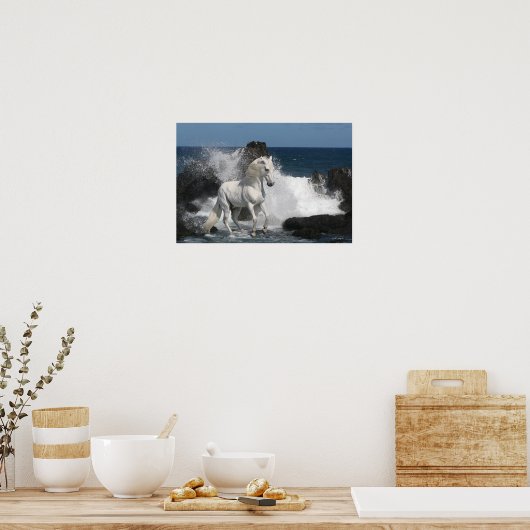 Fantasy Horses: Zuidelijke Zeeen Poster (Keuken)