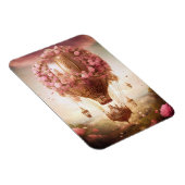 Fantasy Hot Air ballonroze Gold Magneet (Rechterzijde)