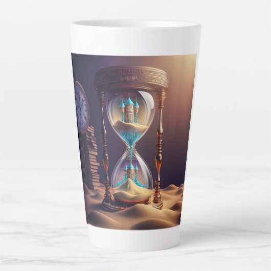 Fantasy Hourglass Latte Mok (Voorkant)