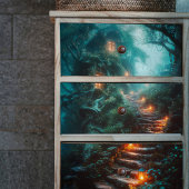 Fantasy House Decoupage Tissue Paper Tissuepapier