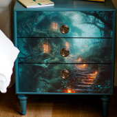 Fantasy House Decoupage Tissue Paper Tissuepapier