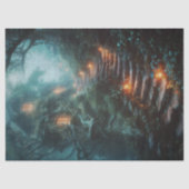 Fantasy House Decoupage Tissue Paper Tissuepapier (Voorkant)