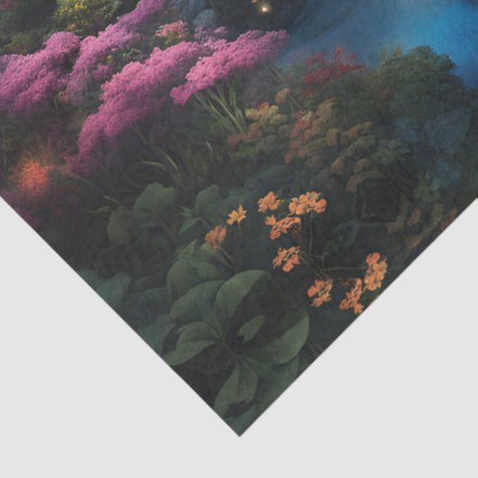 Fantasy Huis en Tuin Tissuepapier (Detail)