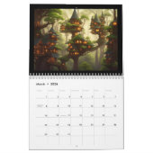Fantasy huizen kalender (Mar 2026)