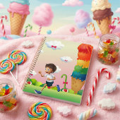 Fantasy Ice Cream Cone met Happy Running Boy Planner