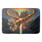 Fantasy Image 3 Trolls On A Retro Rocket Badmat (Voorkant)