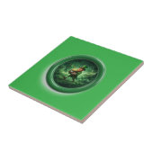 Fantasy Image Leprechaun Carrying Pot Of Gold Tegeltje (Zijkant)