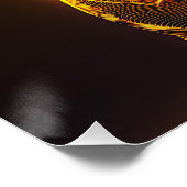 Fantasy Image Neon Yellow English Bulldog Perfect Poster (Hoek)