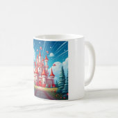 Fantasy Image Of A Candy Cane Castle Koffiemok (Voorkant rechts)