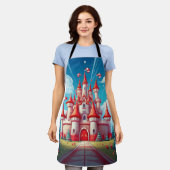 Fantasy Image Of A Candy Cane Castle Schort (Gedragen)