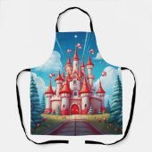 Fantasy Image Of A Candy Cane Castle Schort (Voorkant)
