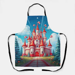 Fantasy Image Of A Candy Cane Castle Schort