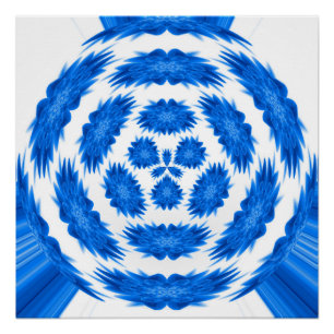 Fantasy in Blue... Perfect Poster