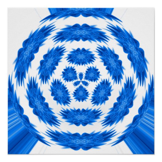 Fantasy in Blue... Perfect Poster (Voorkant)