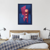 "Fantasy in G Major" Abstracte kunst Canvas Afdruk (Insitu (Slaapkamer))