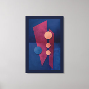 "Fantasy in G Major" Abstracte kunst Canvas Afdruk