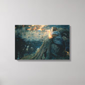 Fantasy in Twilight (door Edward Robert Hughes) Canvas Afdruk (Voorkant)