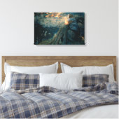 Fantasy in Twilight (door Edward Robert Hughes) Canvas Afdruk (Insitu (Slaapkamer))