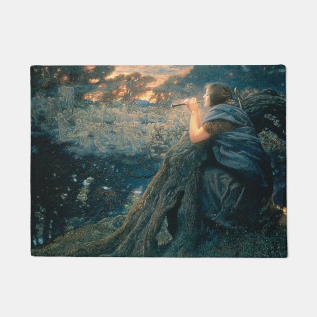 Fantasy in Twilight (door Edward Robert Hughes) Deurmat (Voorkant)