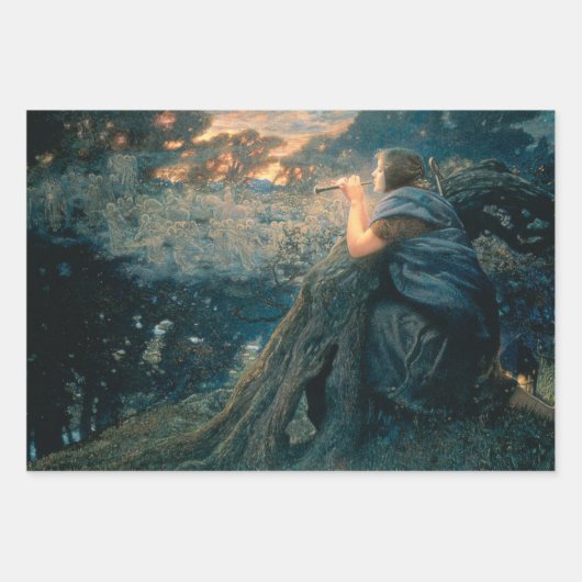 Fantasy in Twilight (door Edward Robert Hughes) Inpakpapier Vel (Voorkant 2)