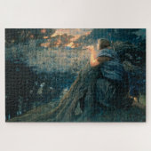 Fantasy in Twilight (door Edward Robert Hughes) Legpuzzel (Horizontaal)