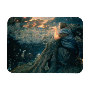 Fantasy in Twilight (door Edward Robert Hughes) Magneet