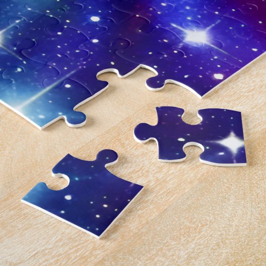 Fantasy Indigo Bursting van Sphere Radiant Energy Legpuzzel (Zijkant)