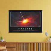 Fantasy: Inspirerend prijsopgave Canvas Afdruk (Insitu (Woonkamer))