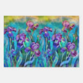 Fantasy Irises Inpakpapier Vel (Voorkant 2)