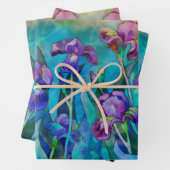 Fantasy Irises Inpakpapier Vel (In situ)
