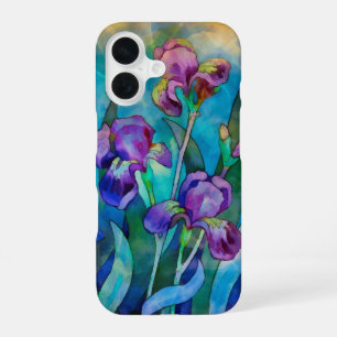 Fantasy Irises iPhone 16 Hoesje