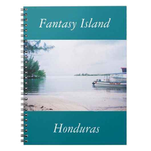 Fantasy Island Honduras Notitieboek (Voorkant)