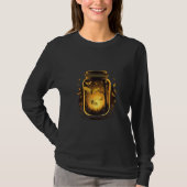 Fantasy Jar with glowing Insects for dreaming summ T-shirt (Voorkant)