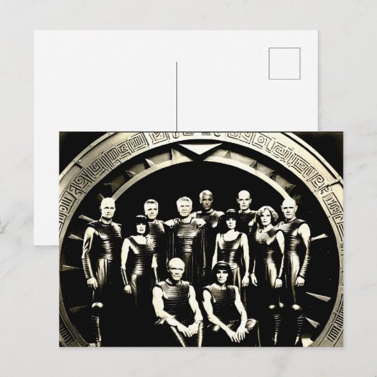 Fantasy jaren '20 Foto Thule Society Homeworld SG- Briefkaart (Voorkant / Achterkant)