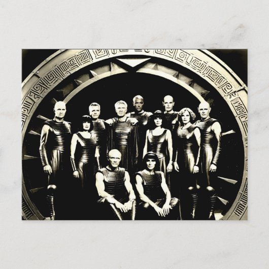 Fantasy jaren '20 Foto Thule Society Homeworld SG- Briefkaart (Voorkant)