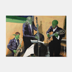 Fantasy Jazz Blues Musician Music Art Doormat Deurmat