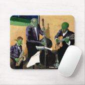 Fantasy Jazz Blues Musicians Music Art Mousepad Muismat (Met muis)
