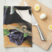 Fantasy Jazz Blues Muzikanten Art Keuken Handdoek (Quarter Fold)