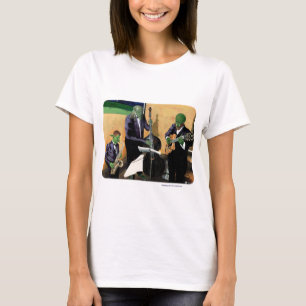 Fantasy Jazz Blues Muzikanten Muziek Kunst Shirten T-shirt