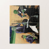 Fantasy Jazz Musicians Art Medium Jigzaag Puzzle Legpuzzel (Verticaal)