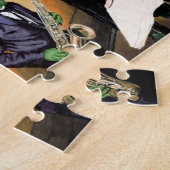 Fantasy Jazz Musicians Small Art Jigzaag Puzzle Legpuzzel (Zijkant)