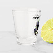 Fantasy Jazz Muzikanten Muziek Kunst Shot Glas (Links)