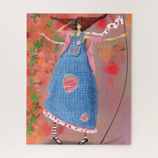 Fantasy Jigzaag Puzzle Painting, vers vruchtendrag Legpuzzel (Verticaal)