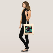 Fantasy Kaiju Anime - houtsnede 3 Tote Bag (Voorkant (model))