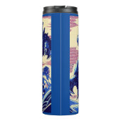 Fantasy Kaiju Anime - Woodcut 2 Thermosbeker (Achterkant)