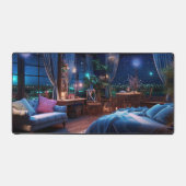 Fantasy kamer in de nachtelijke Desk Mat (Voorkant)