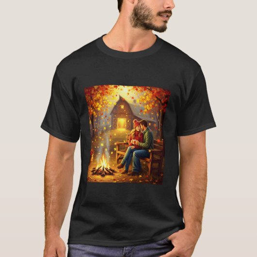 Fantasy Kampvuur Date Land T-shirt (Voorkant)