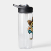 Fantasy Karakter in Denim en Pet Waterfles (Rechts)